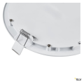 Senser 18, encastré de plafond intérieur, rond, blanc mat, led, 9,7w, 3000k