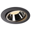 Numinos, encastré de plafond intérieur, 20°, noir/chrome, led, 3000k, orientable