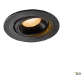 Numinos® move s, encastré de plafond intérieur, orientable, 20°, noir, led, 8,6w, 2700k