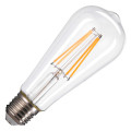 Source led st58, e27, transparent, 7,5w, 2700k, variable