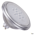 Source led qpar111, gu10, argent, 7,3w, 3000k