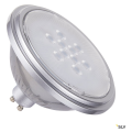 Source led qpar111, gu10, argent, 7,3w, 3000k