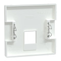 D-life - enjoliveur pour prise rj11/rj12 - blanc lotus