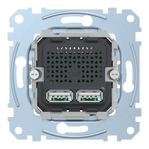 Prise Chargeur Double USB 2,1 A Système M Schneider