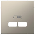 D-life - enjoliveur pour prise usb - métal nickel