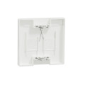 D-life - enjoliveur prise support 2x rj45 compatible keystone - blanc nordic mat