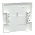 D-life - enjoliveur pour prise double rj45 actassi s-one - blanc lotus