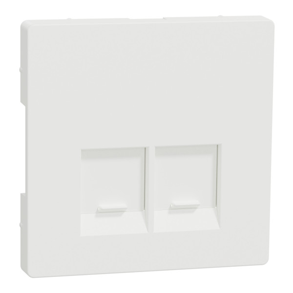 D-life - enjoliveur pour prise double rj45 actassi s-one - blanc nordic mat