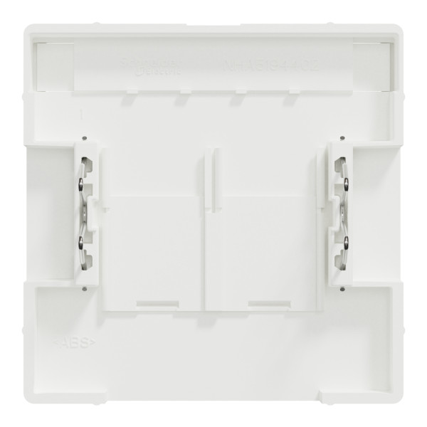 D-life - enjoliveur prise double rj45 s-one - porte-étiquette - blanc nordic mat