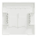 D-life - enjoliveur prise double rj45 s-one - porte-étiquette - blanc nordic mat