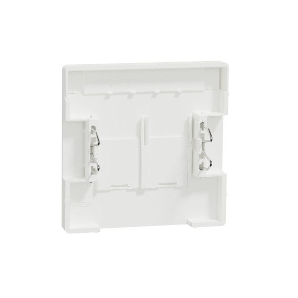 D-life - enjoliveur prise double rj45 s-one - porte-étiquette - blanc nordic mat