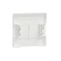 D-life - enjoliveur prise double rj45 s-one - porte-étiquette - blanc nordic mat