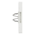 D-life - enjoliveur prise double rj45 s-one - porte-étiquette - blanc nordic mat