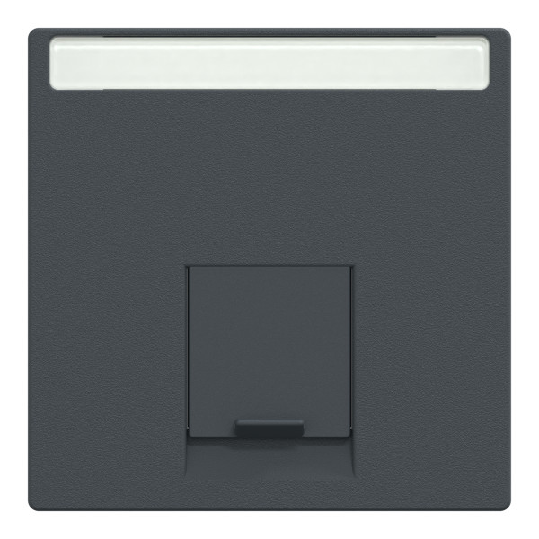 Enjoliveur M-Plan pour prise RJ45 simple, anthracite