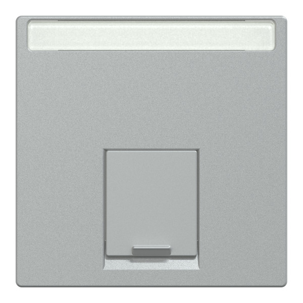 Enjoliveur M-Plan pour prise RJ45 simple, aluminium