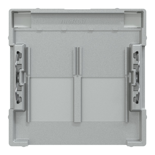 Enjoliveur M-Plan pour prise RJ45 double, aluminium