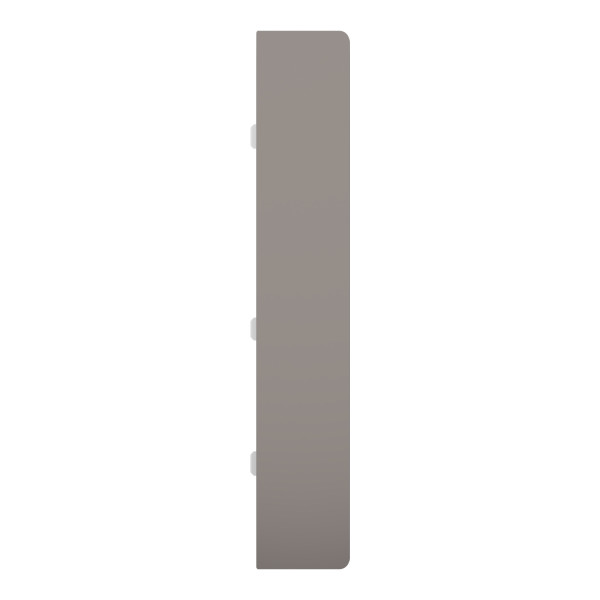 Spacelogic knx - d-life - dynamique - 1 touche grande - métal - nickel