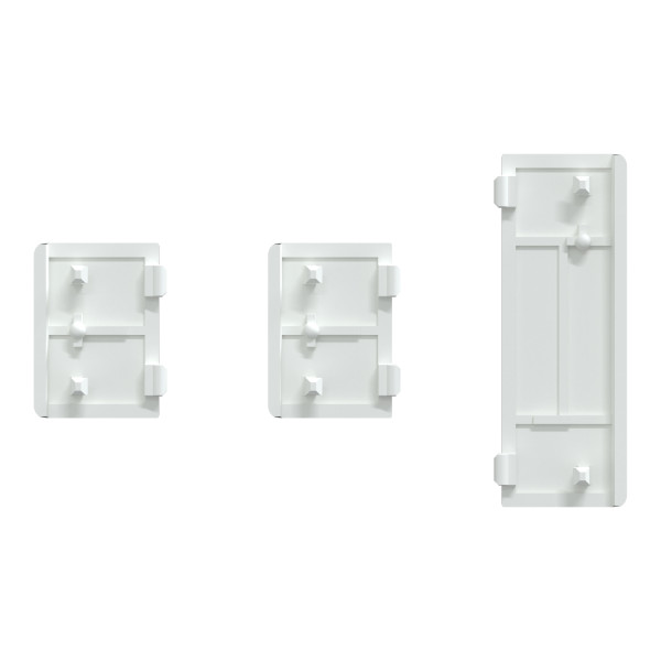 Spacelogic knx - d-life - dynamique - 1 touche médiane + 2 petites - anthracite