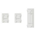 Spacelogic knx - d-life - dynamique - 1 touche médiane + 2 petites - mocca