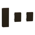 Spacelogic knx - d-life - dynamique - 1 touche médiane + 2 petites - mocca