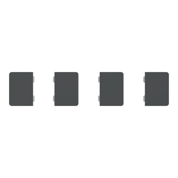 Spacelogic knx - d-life - dynamique - 4 touches petites - anthracite