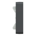 Spacelogic knx - d-life - dynamique - 4 touches petites - anthracite