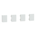 Enjoliveur Dynamique SpaceLogix KNX 4 Touches Petites – Blanc Lotus