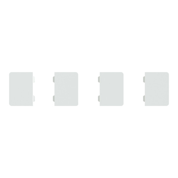 Enjoliveur Dynamique SpaceLogix KNX 4 Touches Petites – Blanc Lotus