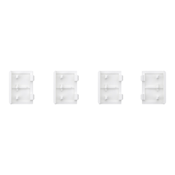 Spacelogic knx - d-life - dynamique - 4 touches petites - acier