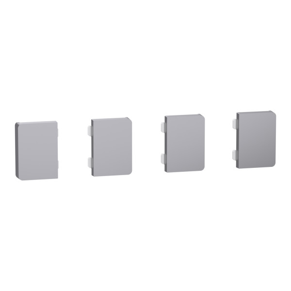 Spacelogic knx - d-life - dynamique - 4 touches petites - acier