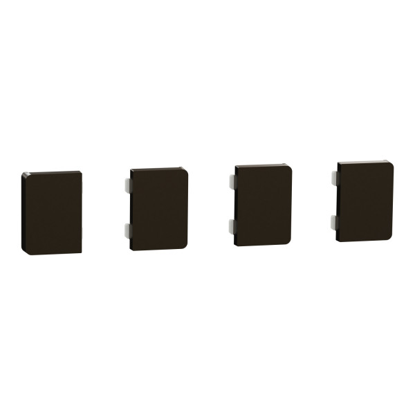 Spacelogic knx - d-life - dynamique - 4 touches petites - métal - mocca