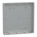 Enjoliveur aluminium Schneider KNX M-Plan pour poussoir simple avec marquage double flèche