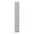 Enjoliveur aluminium Schneider KNX M-Plan pour poussoir simple avec marquage double flèche