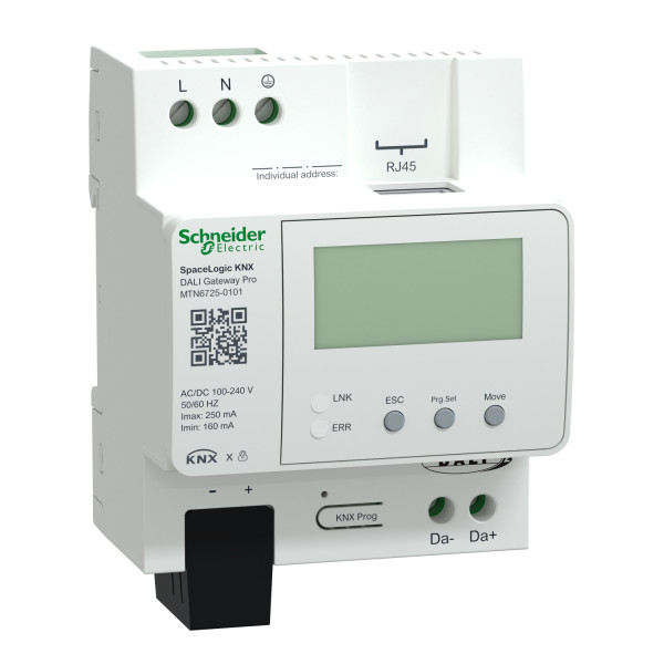 Spacelogic knx Schneider  dali pro 1 sortie 64 ballasts dali 2.0