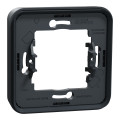 Cadre encastré 1 poste Schneider Mureva Styl gris fixation par vis IP55 IK08
