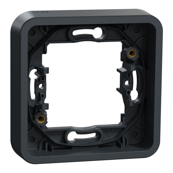 Cadre Gris 1 Poste Mureva Styl Schneider Electric – Encastré - IP55 - IK08