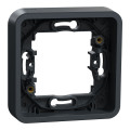 Cadre encastré 1 poste Schneider Mureva Styl gris fixation par vis IP55 IK08
