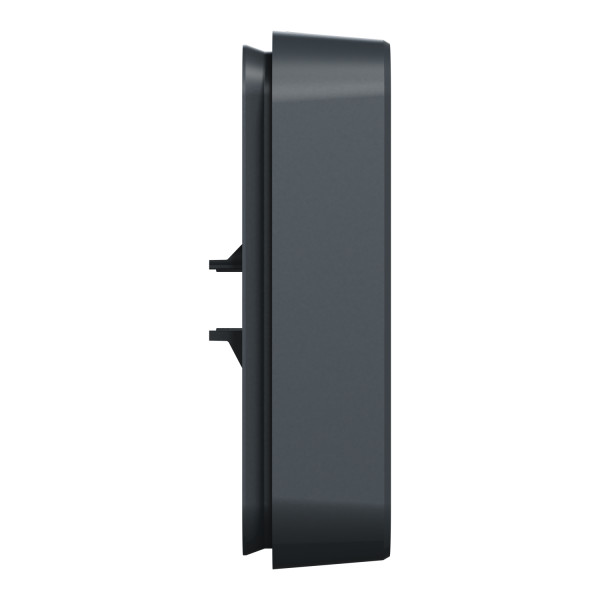 Cadre encastré 1 poste Schneider Mureva Styl gris fixation par vis IP55 IK08