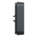 Cadre encastré 1 poste Schneider Mureva Styl gris fixation par vis IP55 IK08