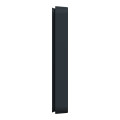 Cadre encastré 2 postes Schneider Mureva Styl gris verticaux fixation par vis IP55 IK08
