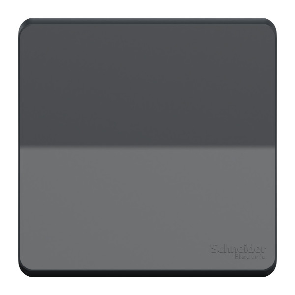 Enjoliveur gris Schneider Mureva Styl avec symbole sonnette IP55 IK08