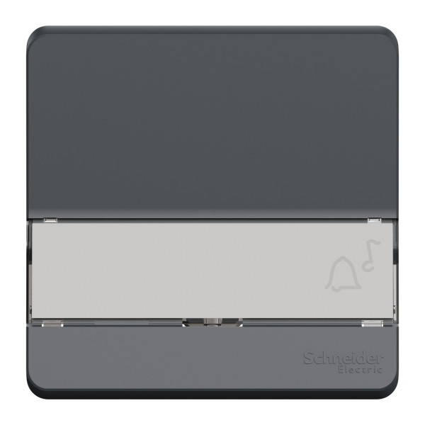 Enjoliveur gris Schneider Mureva Styl porte étiquette lumineux IP55 IK08
