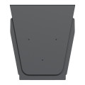 Mureva styl - entrée de câble triple - ip55 - ik07 - gris