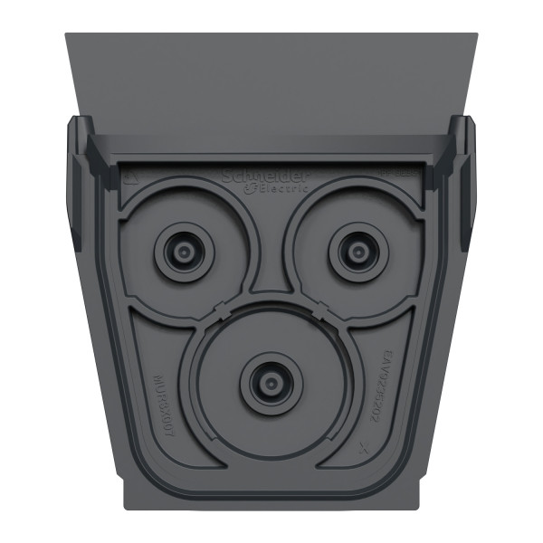 Mureva styl - entrée de câble triple - ip55 - ik07 - gris
