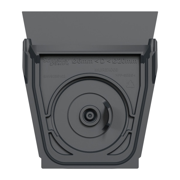 Mureva styl - entrée de câble simple - ip55 - ik07 - gris