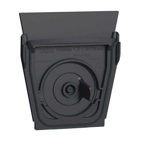 Mureva styl - entrée de câble simple - ip55 - ik07 - gris