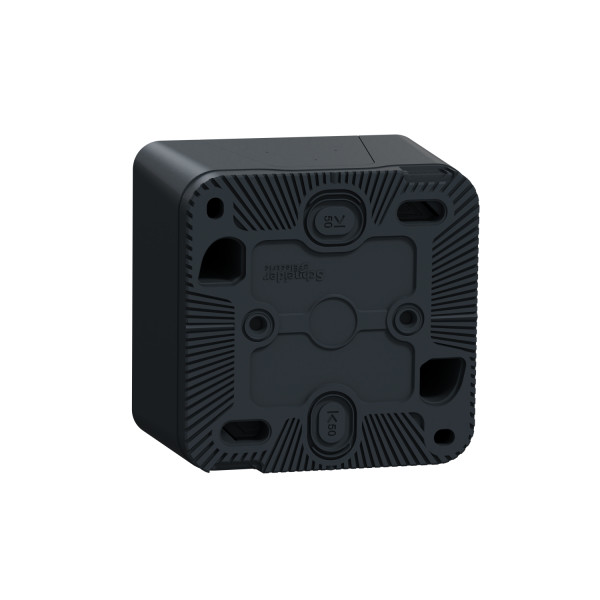 Interrupteur Va-et-vient gris Schneider Mureva Styl en saillie connexion automatique IP55 IK08