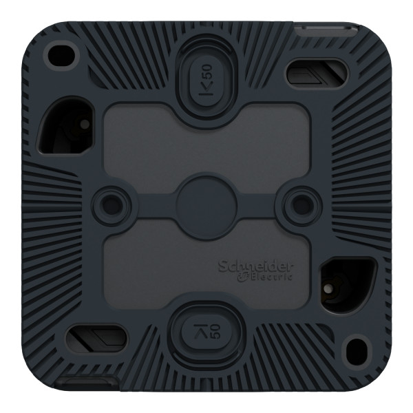 Interrupteur Va-et-vient gris avec voyant lumineux Schneider Mureva Styl en saillie connexion auto
