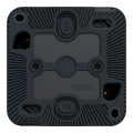 Poussoir gris Schneider Mureva Styl en saillie connexion automatique IP55 IK08