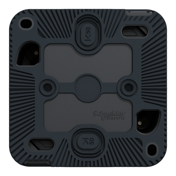 Bouton Poussoir Gris avec Voyant Lumineux LED Mureva Styl Schneider Electric - Connexion Automatique